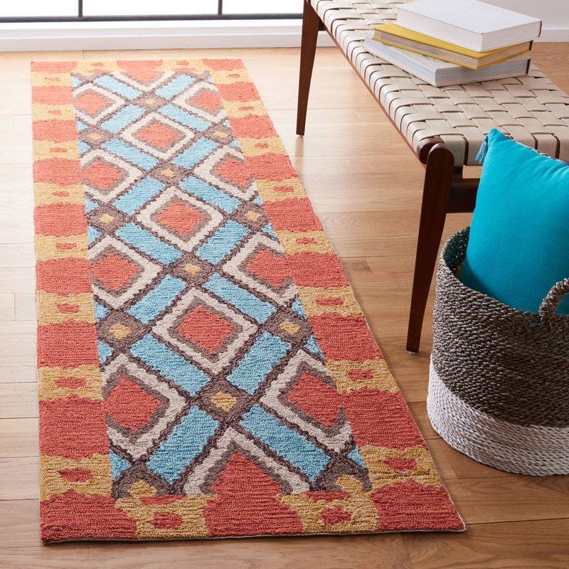 Bowden Hand Hooked Performance Southwestern Rug, Runner 2'3" x 6'