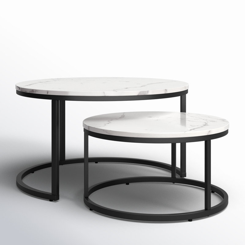 Nesting Coffee Table, Black