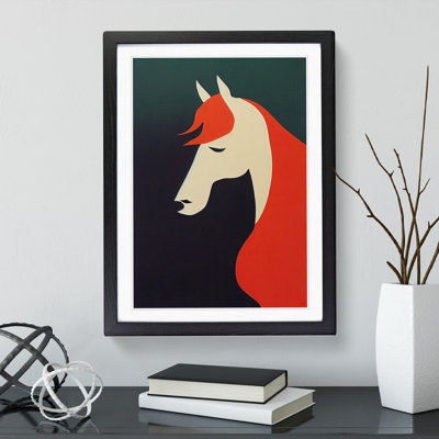 Abstract Horse No.8 - Framed Print