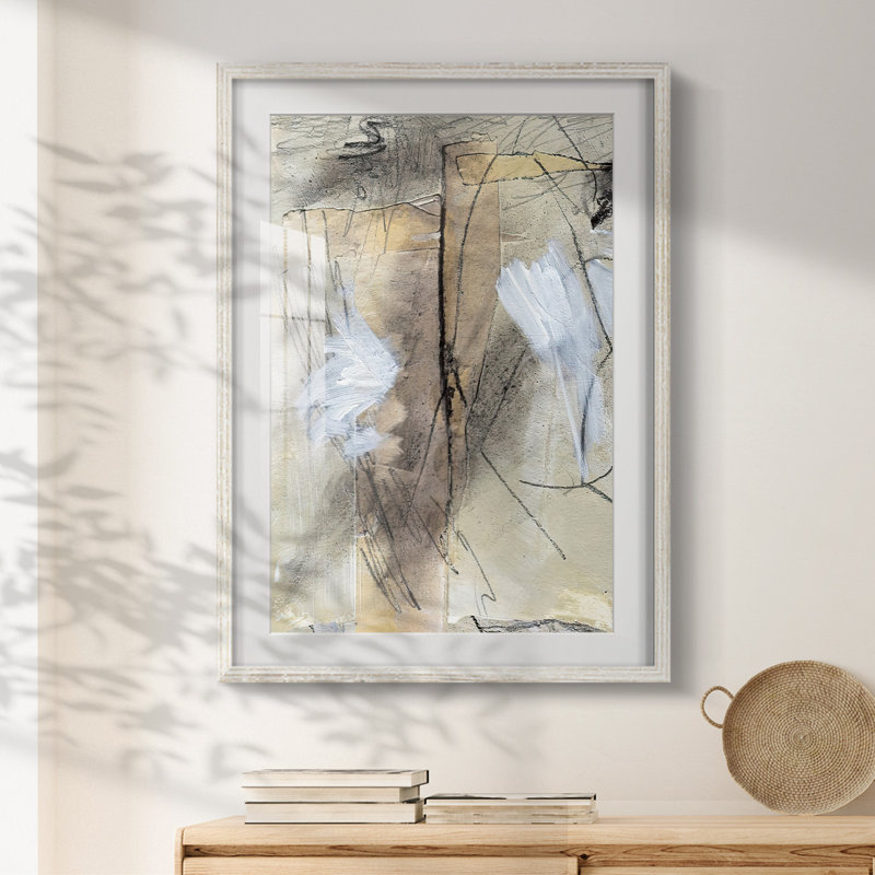 MaskedNotesVIIIPremiumGalleryWrappedCanvas-Framed Print, 28.5" H x 20.5" W, White