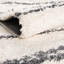 Tapis rayé blanc / gris Abrahams-2134328434