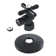 Kingston Brass 5/8-Inch OD Comp x 3/8-Inch OD Comp Quarter-Turn Angle Stop Valve with Flange