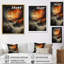 «Vanola Orange Storm Force of Nature II», reproduction sur toile-669264790-669264789