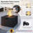 24.02'' 40000 BTU Outdoor Square Fire Pit With Steel Burner-344858182
