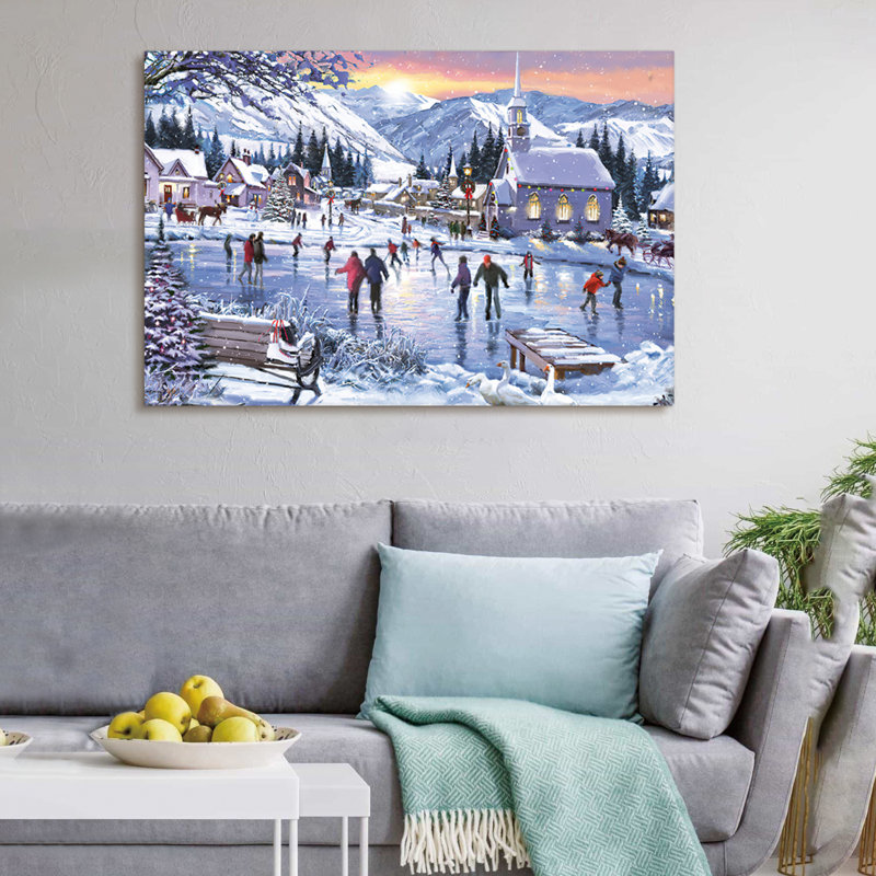 Christmas - Floater Frame, peinture sur toile