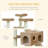 Hutchens 70.5'' H Cat Tree