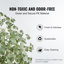 Grande plante artificielle en forme d'eucalyptus 6 pi - feuillage vert réaliste, matériau en PE sécuritaire et base stable anti-basculement - arbre de sol décoratif intérieur / extérieur pour la décoration de bureau personnel