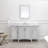 Benedetto 60'' Single Bathroom Vanity with Marble Top-63491928