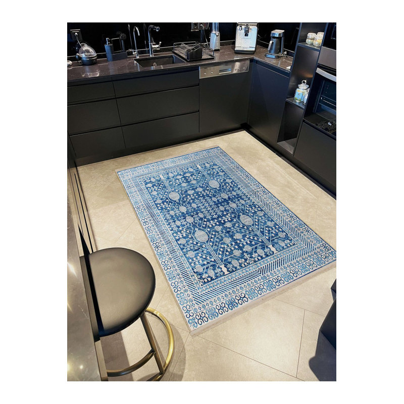 Tapis décoratif lavable, Tapis de couloir 4 pi 11 po x 9 pi 10 po inclus