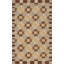Geometric Area Rug in Brown/Beige