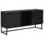 Unfinished TV Stand for TVs up to 49" with Fireplace Included-488361140