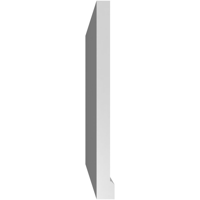 Cadre de seuil Brickmould, brun clair apprêté, H 22 po x l 22 po x P 2 po