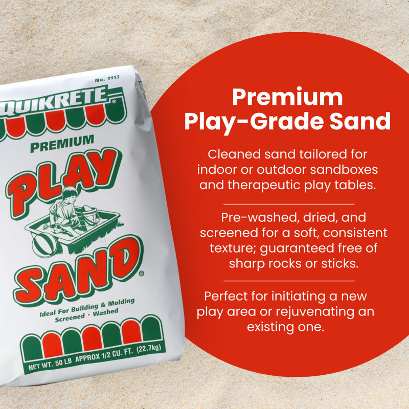 50 Lb. Plastic Tan Play Sand