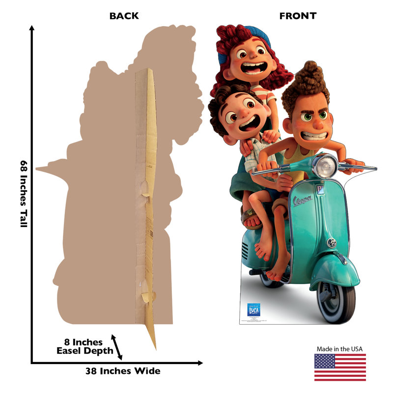 Disney Pixar Luca Life Size Cardboard Cutout Standup