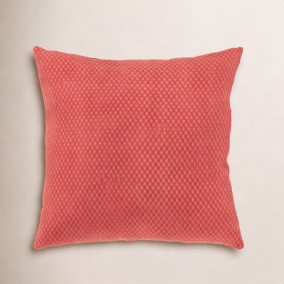 Zoya Textured Cotton Throw Pillow