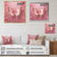 Papillon rose et or II - art mural papillon pour le salon-1333738457-1333738458