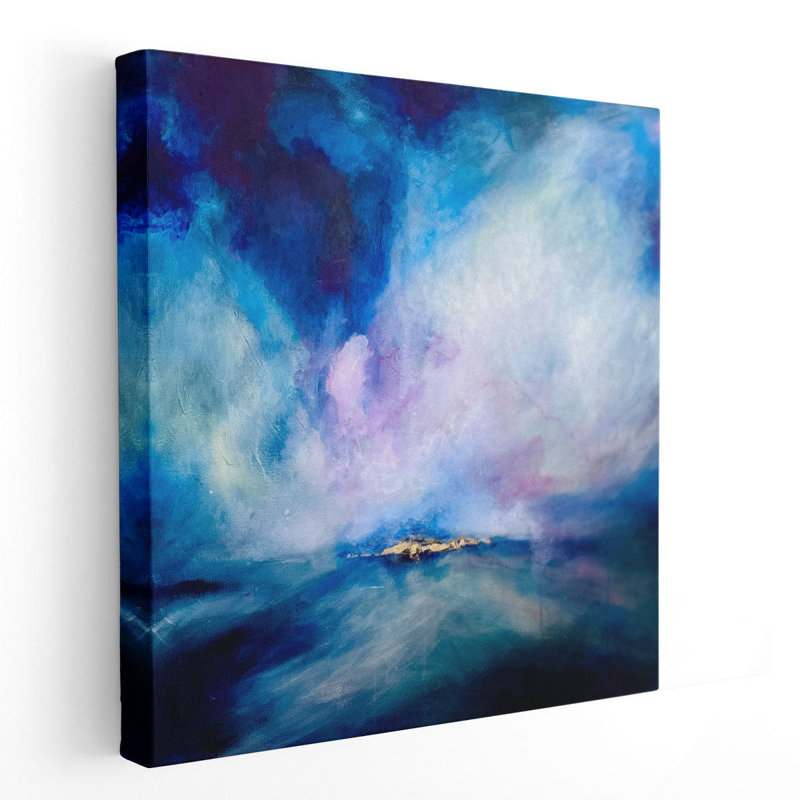 Seascape Lumiere - reproduction d'art sur toile, H 40 po x l 40 po