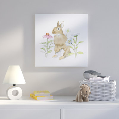 Wildflower Bunnies IV - reproduction sur toile