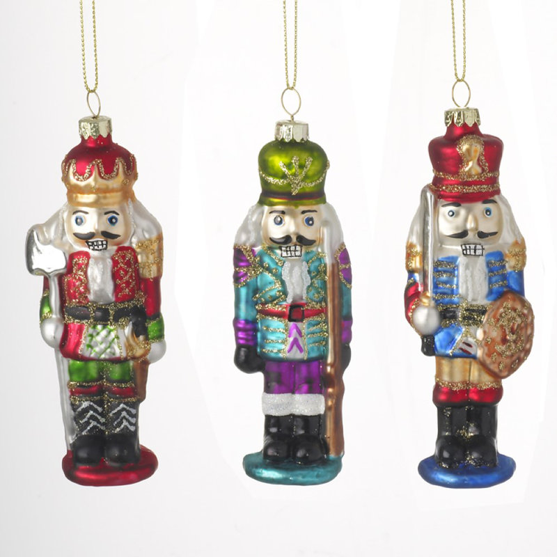 11.5cm Glass Hanging Figurine Ornament