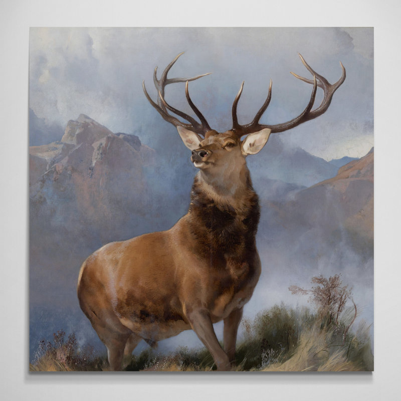The Monarch Of The Glen by Edwin Landseer - Wrapped Canvas Art Prints, 76cm H x 76cm W
