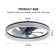 Modern Dimmable LED Ceiling Fan With Lights & Remote Control – Quiet, Safe, And Easy Installation For Bedrooms