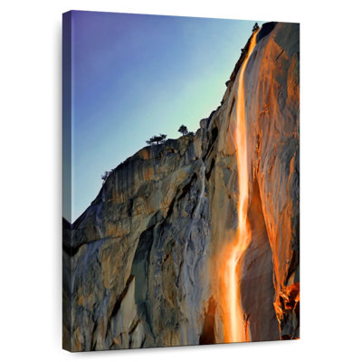 Alvord Yosemite Fire Waterfall