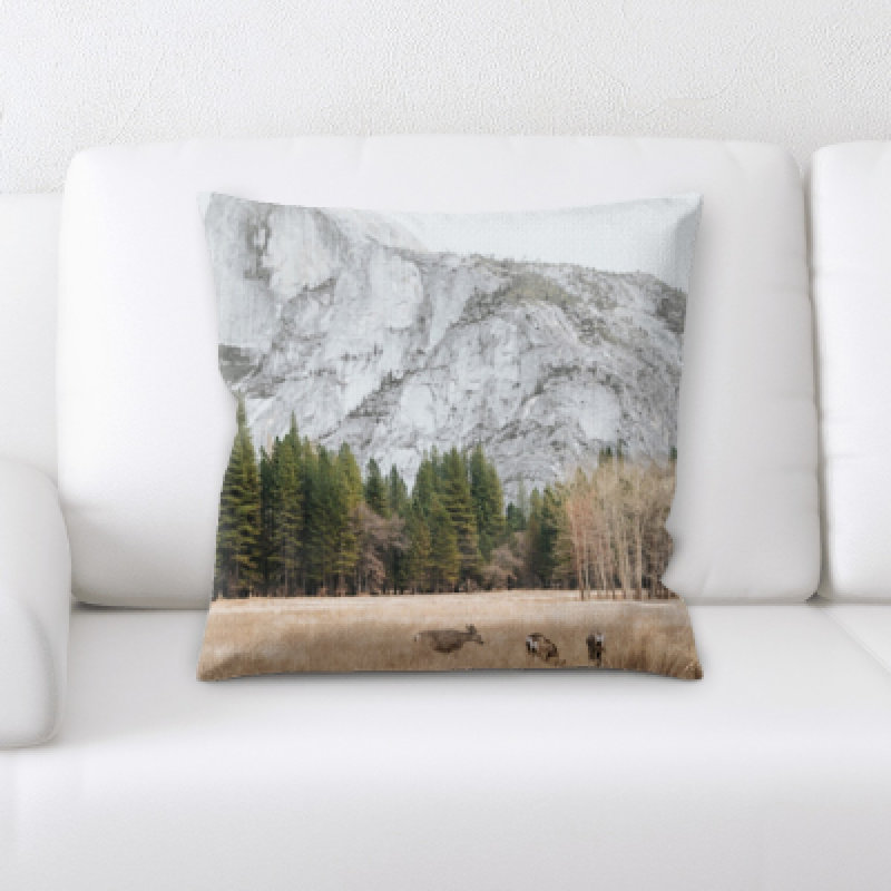 Microsuede Throw Pillow