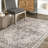 Eira Medallion SplashGuard Machine Washable Area Rug-1881721346