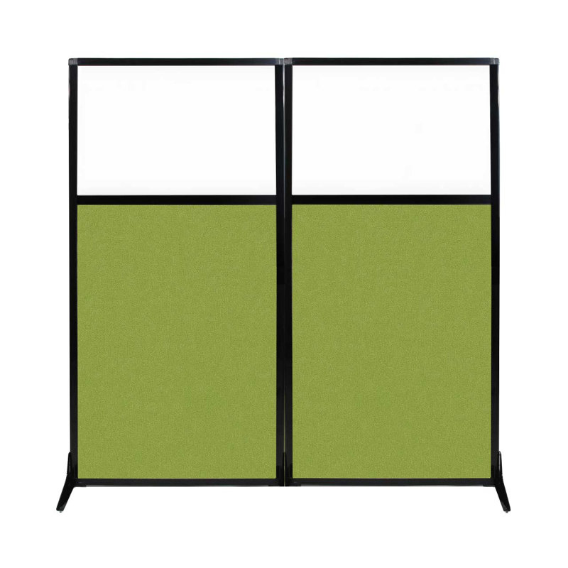 Paravent autoportant, Vert lime, H 70 po x l 66 po