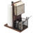 Napkin Holder and Utensil Caddy Spice Rack