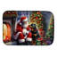 Tapis de vaisselle Rottweiler and Santa Claus