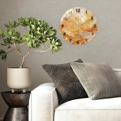 Horloge murale 12 po Glowing Amber