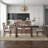 GatherHaven 7-Piece Extendable Farmhouse Dining Set - 60" to 78" Rustic Wood Table with 6 Upholstered Chairs, Expandable for 6-8 People-214022991-226028150