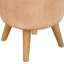 Solid + Manufactured Wood Accent Stool