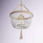 Lustre tambour unique à 3 lumières Tessica