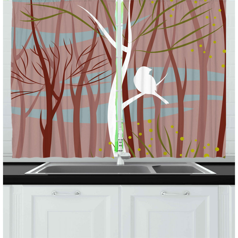 Pointed Kitchen Curtain