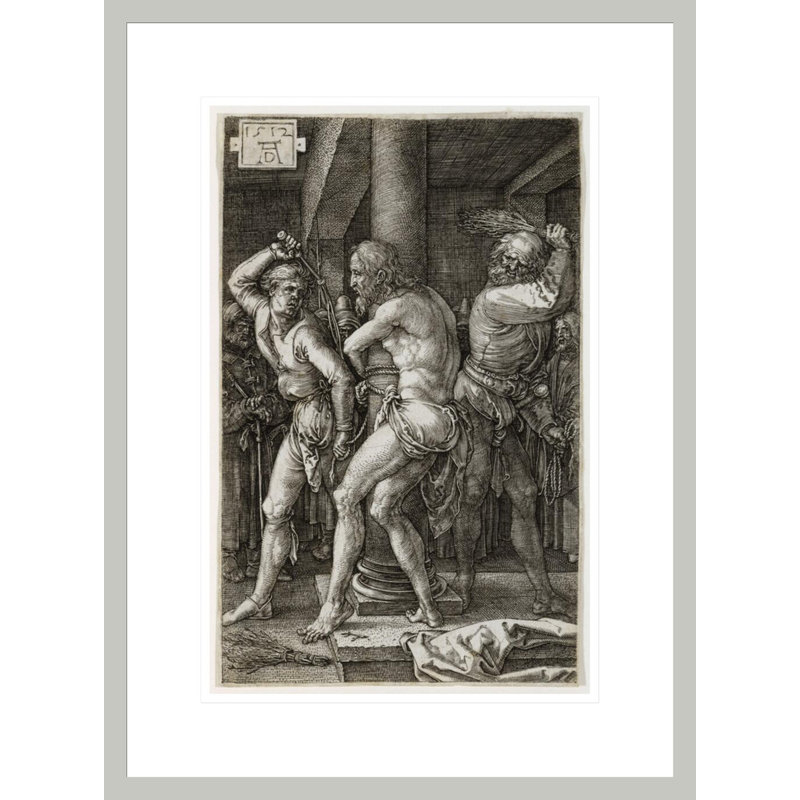 «The Flagellation» par Albrecht Dürer, impression giclée sur cadre, H 21,75 po x l 16,1 po