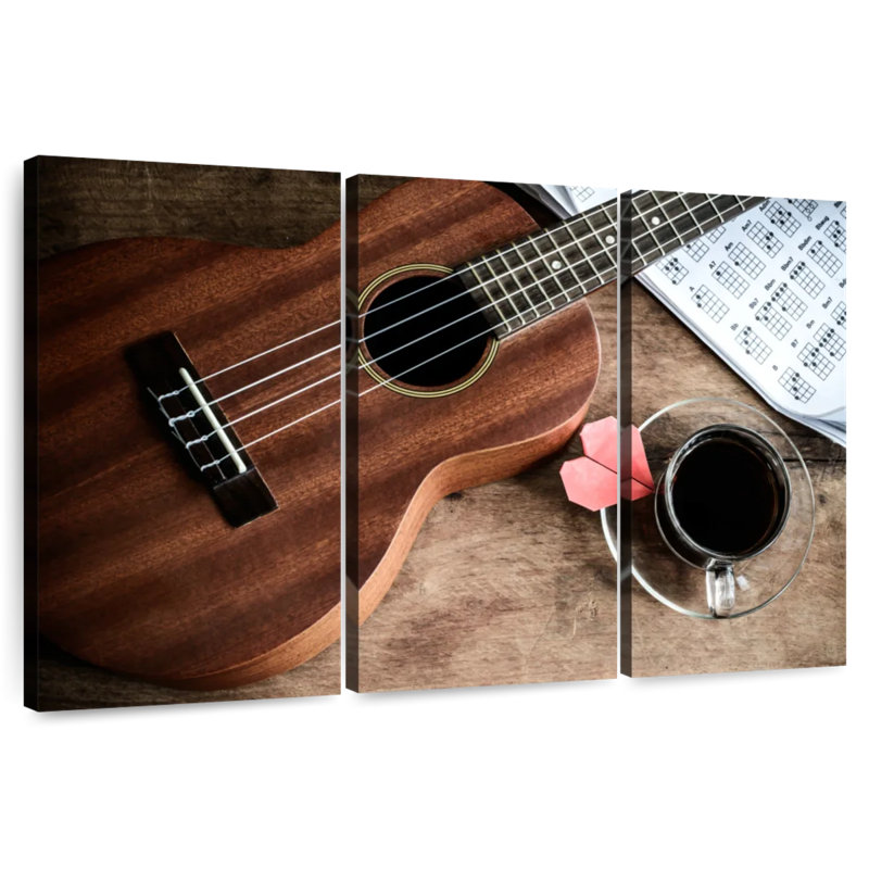 Abarca Coffee And Ukulele, 36" H x 57" W
