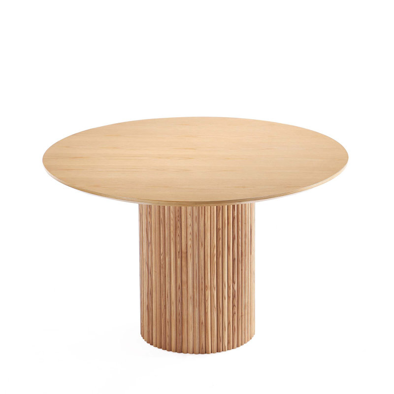 Table de salle à manger Hathaway, Naturel, H 29,52 po x L 59,05 po x l 59,05 po