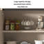 Grande armoire rectangulaire moderne, buffet polyvalent et armoire de rangement