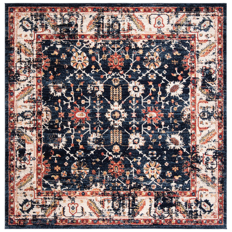 Sechovicz Performance Oriental Rug, Square 6'7"