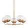 Avoca 5 - Light Dimmable Modern Linear Chandelier