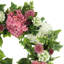 24" Hydrangea Wreath with Dahlias and Ivy