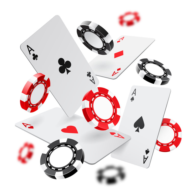 Casino Chips by Sensvector - Wrapped Canvas Print, 76cm H x 76cm W x 3.8cm D