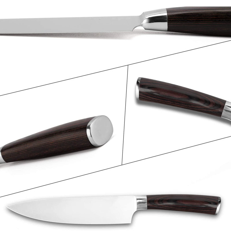 MODERN WALLS LLC Chef Knife - 8 Inch Home Essentials Sharp Kitchen Knife HC Steel Japanese Knife Paring Knife, Christmas Gifts For Women/Men, Birthday Gifts For Mom/Dad, Kitchen Gadgets With Premium Gift Box