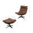 Demartini Upholstered Swivel Accent Chair with Ottoman-26862575