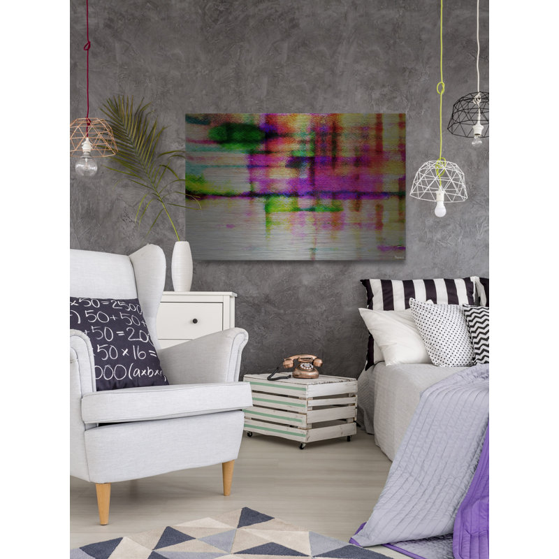 Couleurs réfléchissantes par parvez taj-impression sans cadre sur métal, H 8 po x l 12 po x P 1,5 po