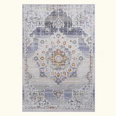 Medallion Non-Shedding Living Room Bedroom Dining Home Office Stylish And Stain Resistant Area Rug