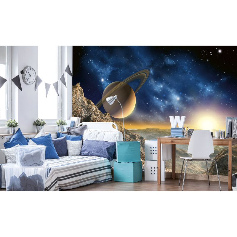 Panneau mural 5 panneaux L 8,24 pi x l 147,6 po Spacescape
