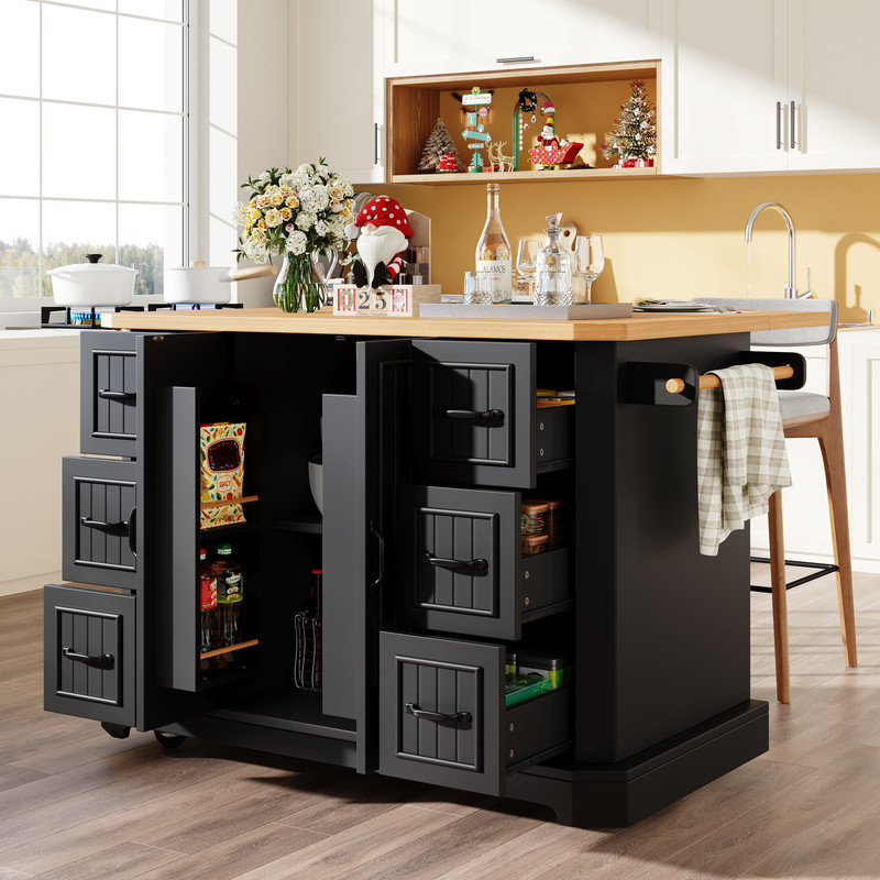 Wood Kitchen Island